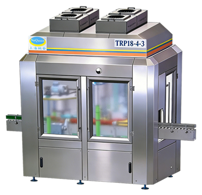 TRP18-4-3 18头多罐型兼容灌装封口一体机